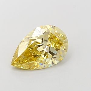 Pear 1,5 ct Fancy Intense Yellow VS1