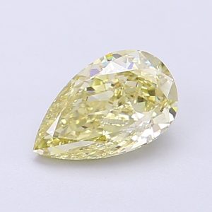Pear 0,95 ct Fancy Vivid Yellow VS1