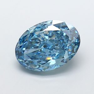 Oval Modified 5,03 ct Fancy Vivid Green VS1
