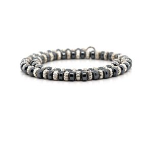 Bracciale Ematite Heishi Flower